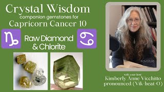 Raw Diamond & Chlorite Crystal Gemstone Capricorn Cancer 10 YouTube Meaning