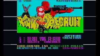 ZX Spectrum 1-bit music: Raw Recruit (Tim Follin, 1988)