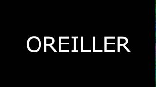 OREILLER
