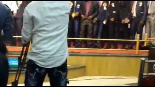 Santosh Mahato' felicitated by team