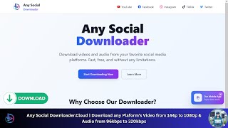 Any Social Downloader | How to Download YouTube, TikTok, Instagram Videos | Code With Bitwizards