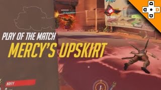 Overwatch Funny & Epic Moments 47 - POTG: MERCY'S UPSKIRT - Highlights Montage