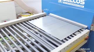 Laser cutting DALCOS LXN 1500 by Dallan for road signs production