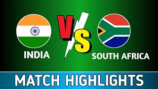 India Vs South Africa Match Highlights | Cricket Highlights | Ind Vs Sa