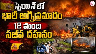 స్పెయిన్లో భారీ అగ్నిప్రమాదం | Massive Fire Accident in Spain | SumanTV Vijay