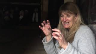 "Victorian" audience in the cellar - The Fisher Theatre - March 2019