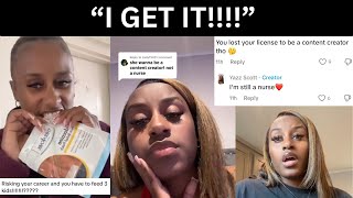 Nurse Responds After Live Med Pass Backlash | Her Nursing License Is Active