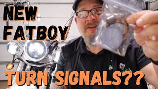 Install of Some New Turn Signals For My Fatboy
