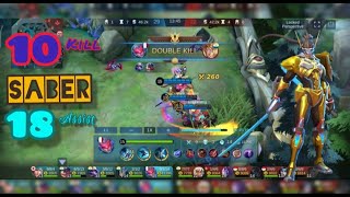 Hyper Saber turned to Support Saber || Most of my kills steal by my teammate