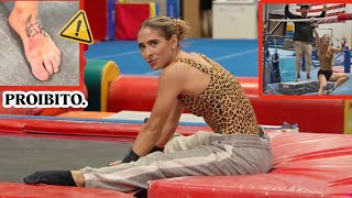 Piedi contro lo staggio: ELEMENTO PROHIBITO.