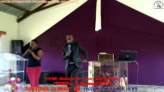 Maintain the victory and anointing