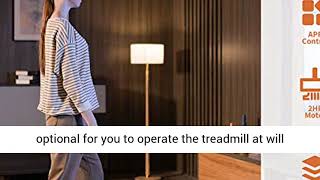 Egofit Walker Pro Small Under Desk Electric Treadmill Walking Machine, with LED Screen, Compact Fit