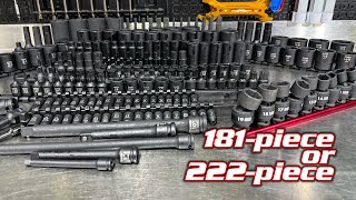 Bit By Bit! SUNEX TOOLS 181pc or 222pc Impact Socket and Bit Sets [10181 & 10222]