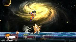 Super Smash Flash 2 Battles - 999% Health Battle With Naruto, Goku, And P1