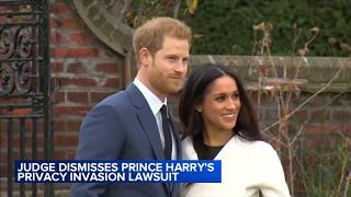 Judge dismisses Prince Harry's lawsuit against publisher of Daily Mail