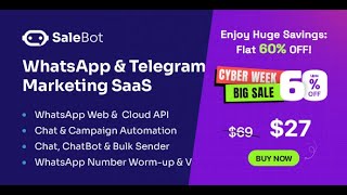 SaleBot v4.1.0 - WhatsApp And Telegram Marketing SaaS - ChatBot & Bulk Sender