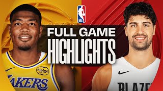 LAKERS at TRAIL BLAZERS | FULL GAME HIGHLIGHTS | November 3, 2025