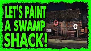 Let's Paint A Swamp Shack - Haunted Attraction Set Design