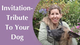 Invitation to pay tribute to your beloved pets