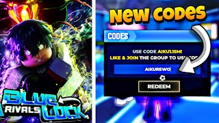 *NEW CODES* ALL BLUE LOCK RIVALS CODES | ROBLOX BLUE LOCK RIVALS AIKU REWORK UPDATE CODES
