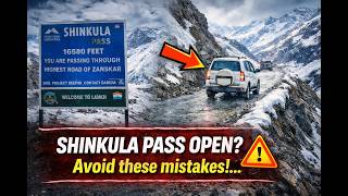Shinkula Pass Update l Shinku La Pass Open? Manali to Leh l #shinkulapass #shinkula