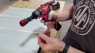 Autolock Driver Anti-Rotation Attachment Demonstration for Steel Cladding Screws