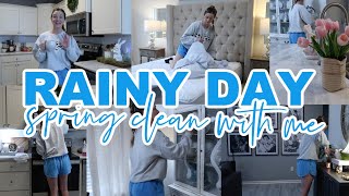 RAINY DAY SPRING CLEAN WITH ME | SPRING CLEANING MOTIVATION | Lauren Yarbrough
