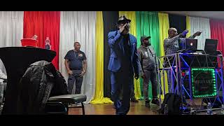Melo G performing live at Super Dave's earthstrong 2024 (JCA)