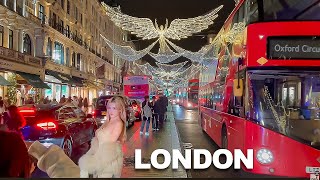 ✨🎅London’s BEST Christmas Lights incl. Christmas Market 2025  | 🎄London Christmas Walk 4K
