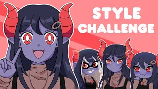 ⭐️ ART STYLE CHALLENGE || Trying a bunch of new styles! ⭐️