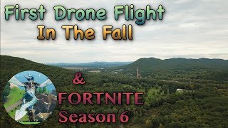 First Drone Flight of Fall and Fortnite Season 6