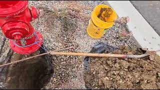 Finding buried foot valve