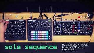 A drum-free sequence with Circuit Tracks & Model D