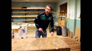 How to plane end grain
