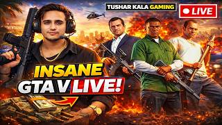 🔴GTA v  LIVE 🔴 Ultimate Chaos Stream | Crazy Stunts, Police Chases & Insane Crashes!