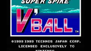 Super Spike V'Ball (NES) Music - Daytona Match