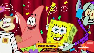 SpongeBob SquarePants Sundays All Day Long Promo 2 - September 2025 (Nickelodeon U.S.)