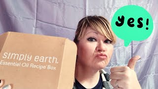 SIMPLY EARTH RECIPE BOX | UNBOXING | ESSENTIAL OILS | REVIEW | #shottimebaby #simplyearth