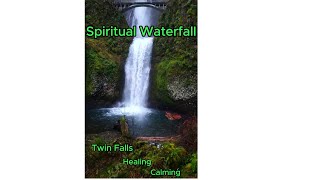Calm Spiritual Waterfall  #explore #beautiful #nature #spiritual #inspiration #calming #adventure