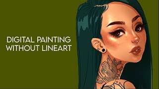 Digital Painting Without Line Art // Jacquelndeleon