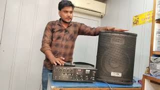 Ahuja Speakers Set 100 watts connection & Operating
