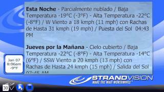 Free Multi-Language Weather Available