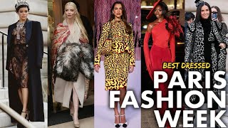 TOP 10 BEST DRESSED CELEBRITIES AT PARIS FASHION WEEK 2026! (HAUTE COUTURE)