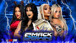 WWE SmackDown Rhea Ripley & Stephanie Vaquer vs Jade Cargill & Liv Morgan | Full Match 13-Apr-26