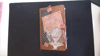 Junk Journal :Vintage Hot Air Balloon