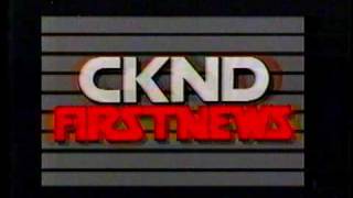CKND Firstnews promo (1986)