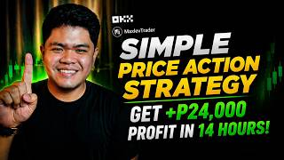 Kumita ng P24,000 using this Simple Price Action Strategy | Bitcoin Trade Breakdown | TAGALOG