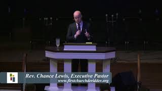 "At the Command of the Lord" --Rev. Chance Lewis
