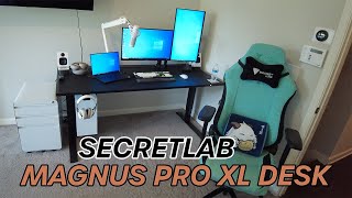 Secretlab MAGNUS Pro XL Standing Desk & Accessories Setup | Gaming & Work - 1 Year Later Review
