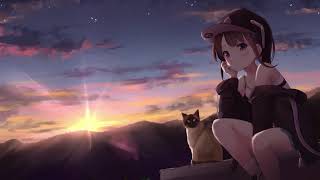 AnimeLiveWallpaper - Watching Sunset Anime Girl QHD - nocopyright